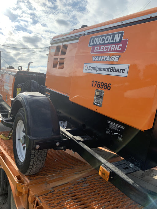 2021 Lincoln Electric Vantage 322 Vantage 322 Ready Pak 3 w/ Decals, ORANGE (includes trailer, cable rack, fender light kit) NO Telematics