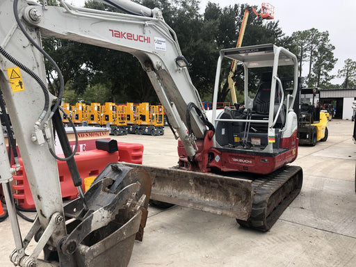 2019 Takeuchi TB260 Canopy, Standard Blade, Auxiliary hydraulics Manual QC, Hydraulic thumb, 12" ,18", 24" Bucket