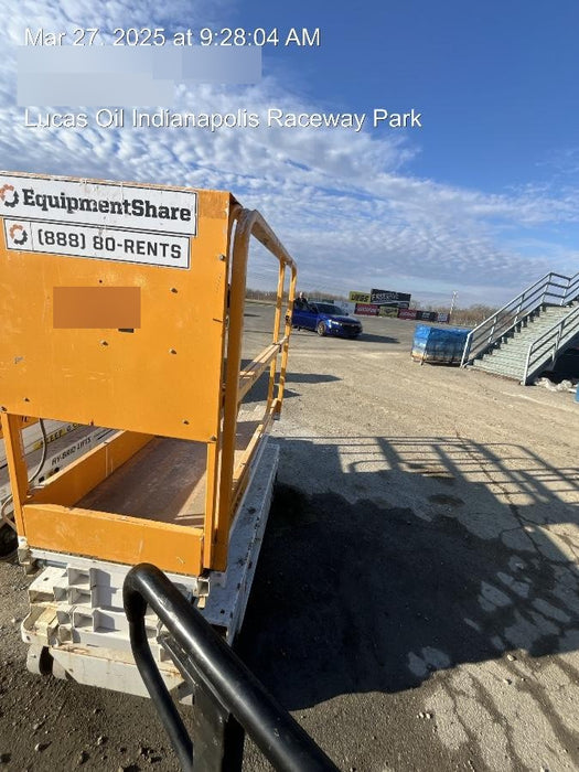 Custom Equipment HB-1430 <ul>
 <li>Hy-Brid Scissor Lift</li>
  <li>Platform capacity up to 670 lbs.</li>
  <li>Working height up to 20 ft</li>
  <li>Weighs under 1,700 lbs.</li>
  <li>Non-marking wheels </li>
</ul>