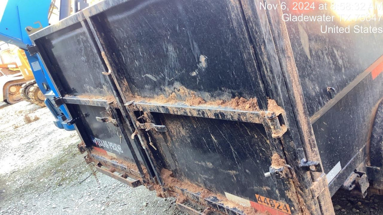 2024 TEXAS PRIDE TRAILERS 14'L x 7'W 5 Cu Yd Trunnion Hydraulic Dump