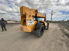2019 JCB 510-56 Enclosed Cab, 74 HP, Solid Tires, Worklights, Beacon, Aux Hydraulics, Lifting Eye w/66" Carriage/60" Forks