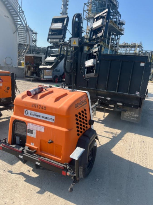 2025 Generac MLTS-4 Diesel, Mitsubishi L2E, 7.1 hp @1800 rpm, Flex Switch 120V Input, Powerzone Controller, (4) 320W LED Lights, 4kW Generator, 39.9 Gal Fuel Tank, 2" Ball, ES Decals