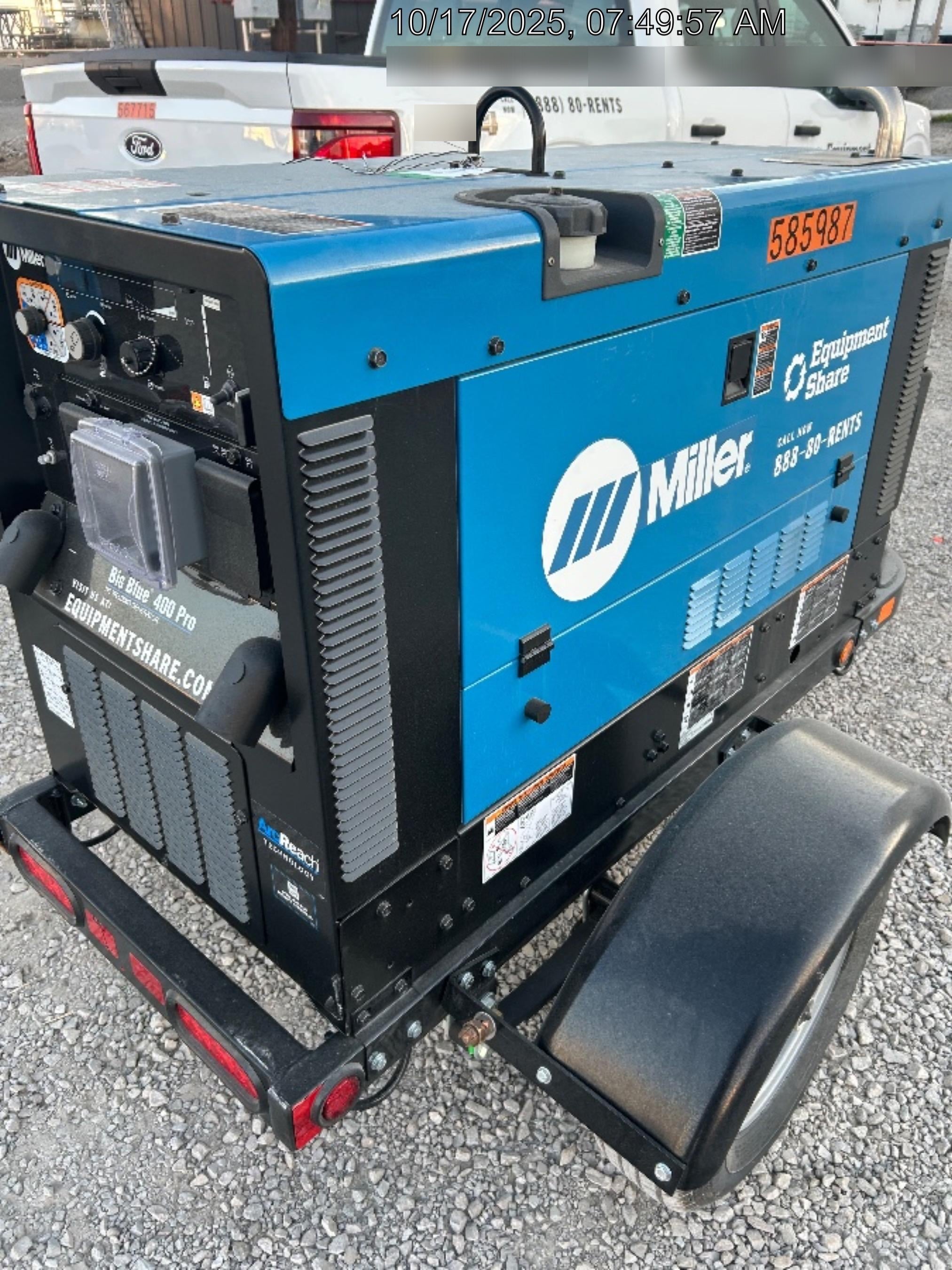 2025 MILLER ELECTRIC BIG BLUE 400