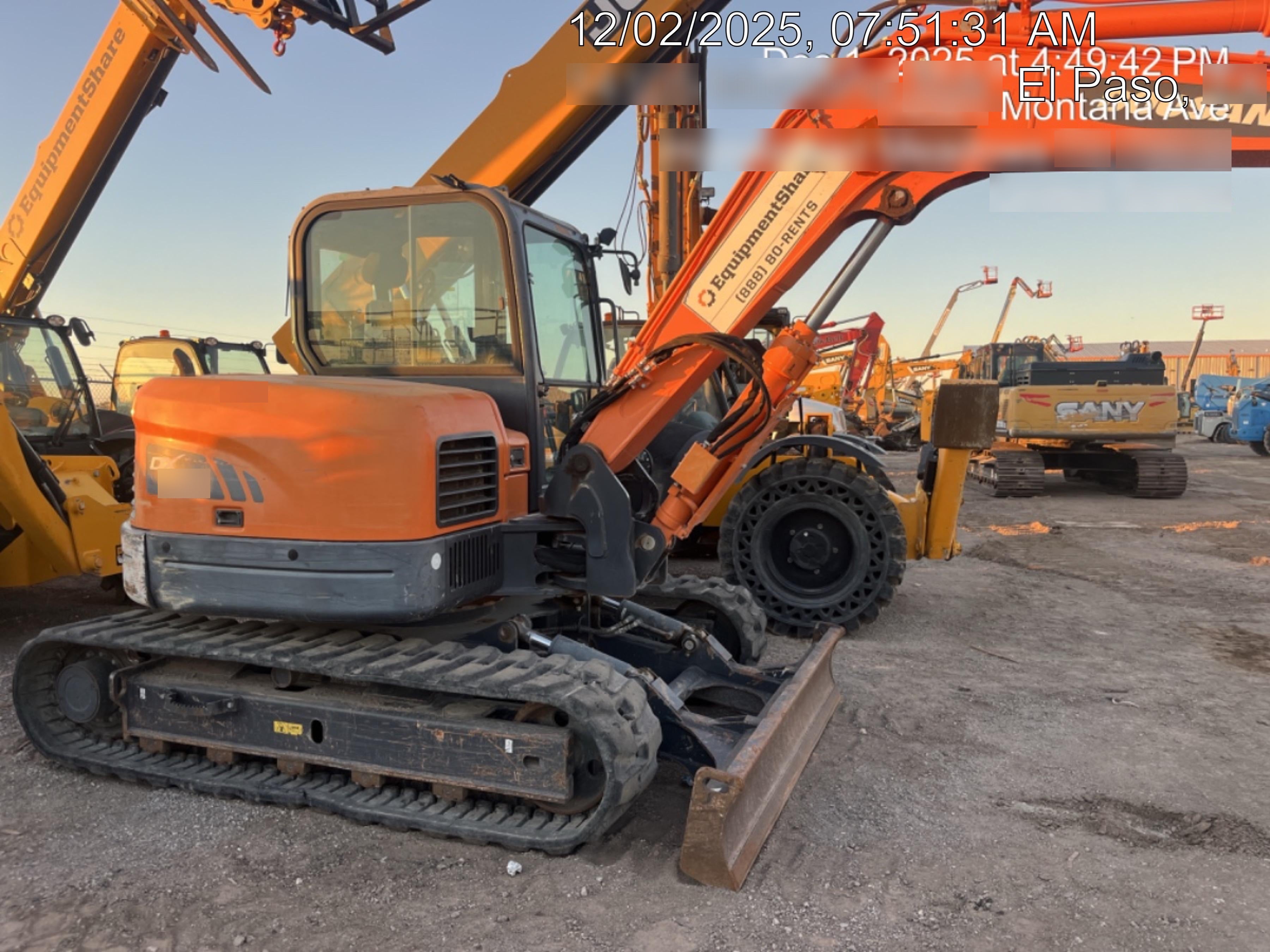 2020 DOOSAN DX85R-3