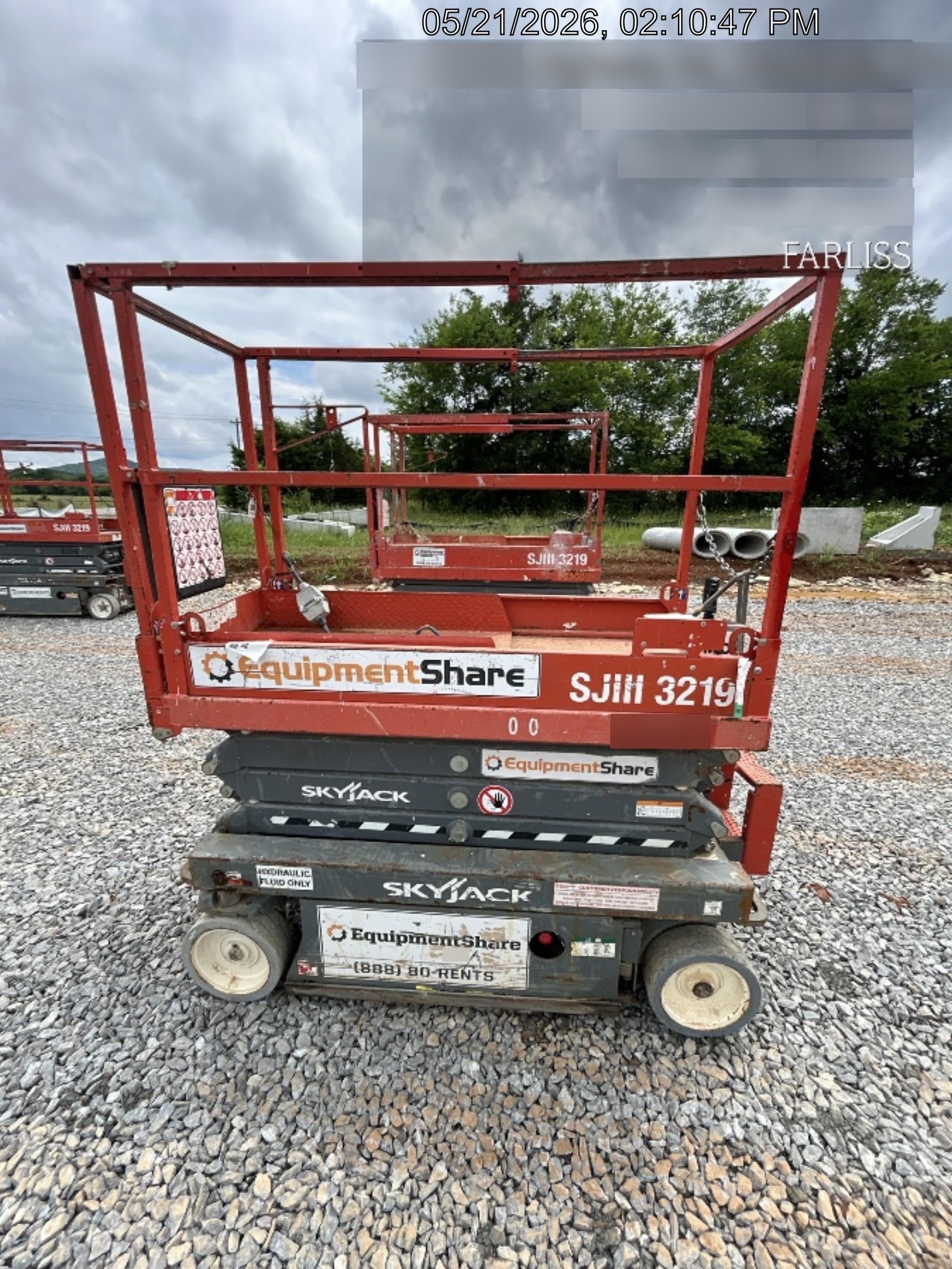 2019 Skyjack SJIII-3219 Stand. w/Trojan Batteries