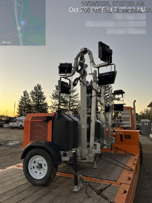 2024 Wanco WLTT-4MM4K Diesel, Deep Sea Controller, Shore Power Plug, Auto Start, (4) 350W LED Floodlights, 4kW Generator, 60 Gal Fuel Tank, 2" Ball, T3