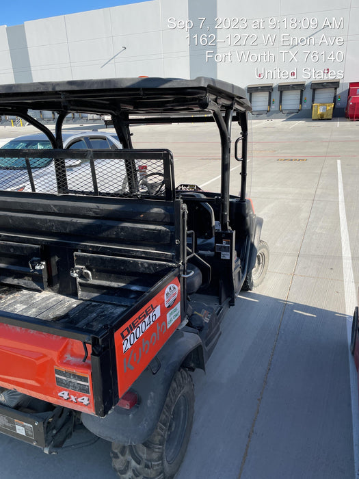 2022 Kubota RTV-X1140W-H Plastic Canopy, Windshield Acrylic Clear, LED Strobe Light, Wire Harness Kit, Back up Alarm