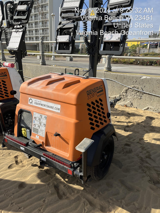 2023 Generac MLT2 Diesel, Flex Switch 120V Input, Powerzone Controller, (4) 320W LED Lights, 4kW Generator, 39.9 Gal Fuel Tank, 2" Ball, T3