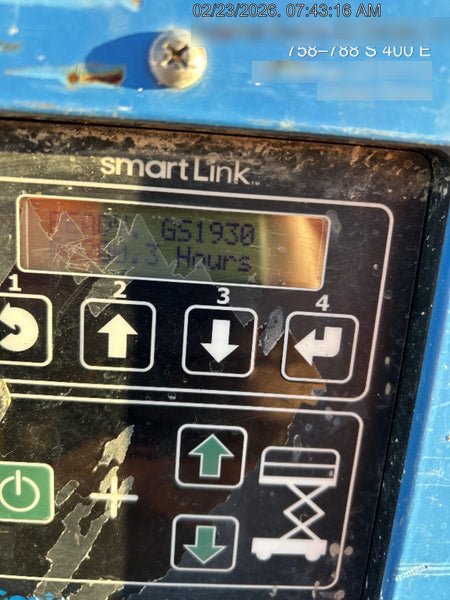 2019 Genie GS-1930 Half Height Swing Gate, 800W Inverter