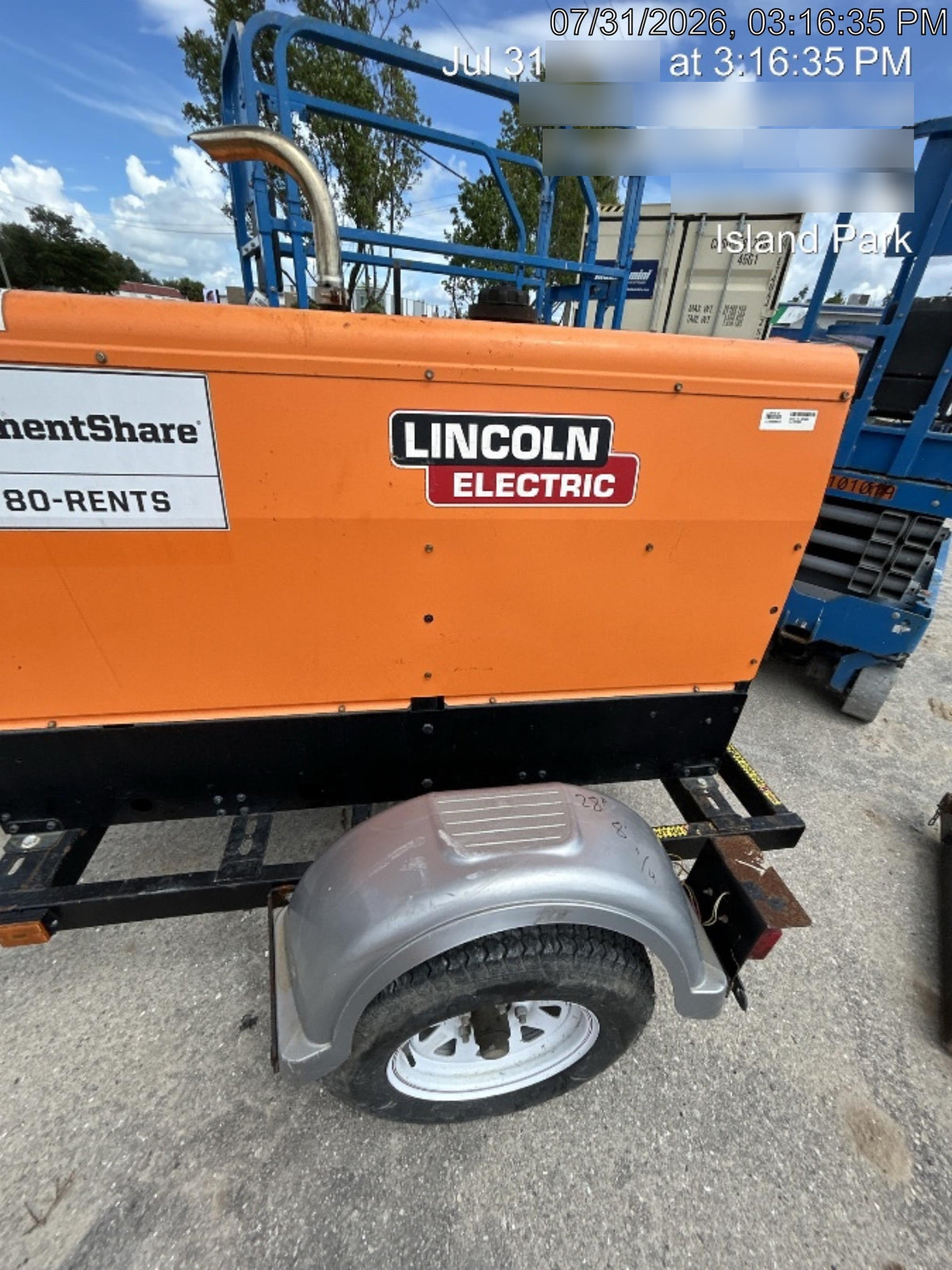 2022 Lincoln Electric LE400 Kubota V1505, Trlr, Cable Rack, Light Kit, ES Decals, T3