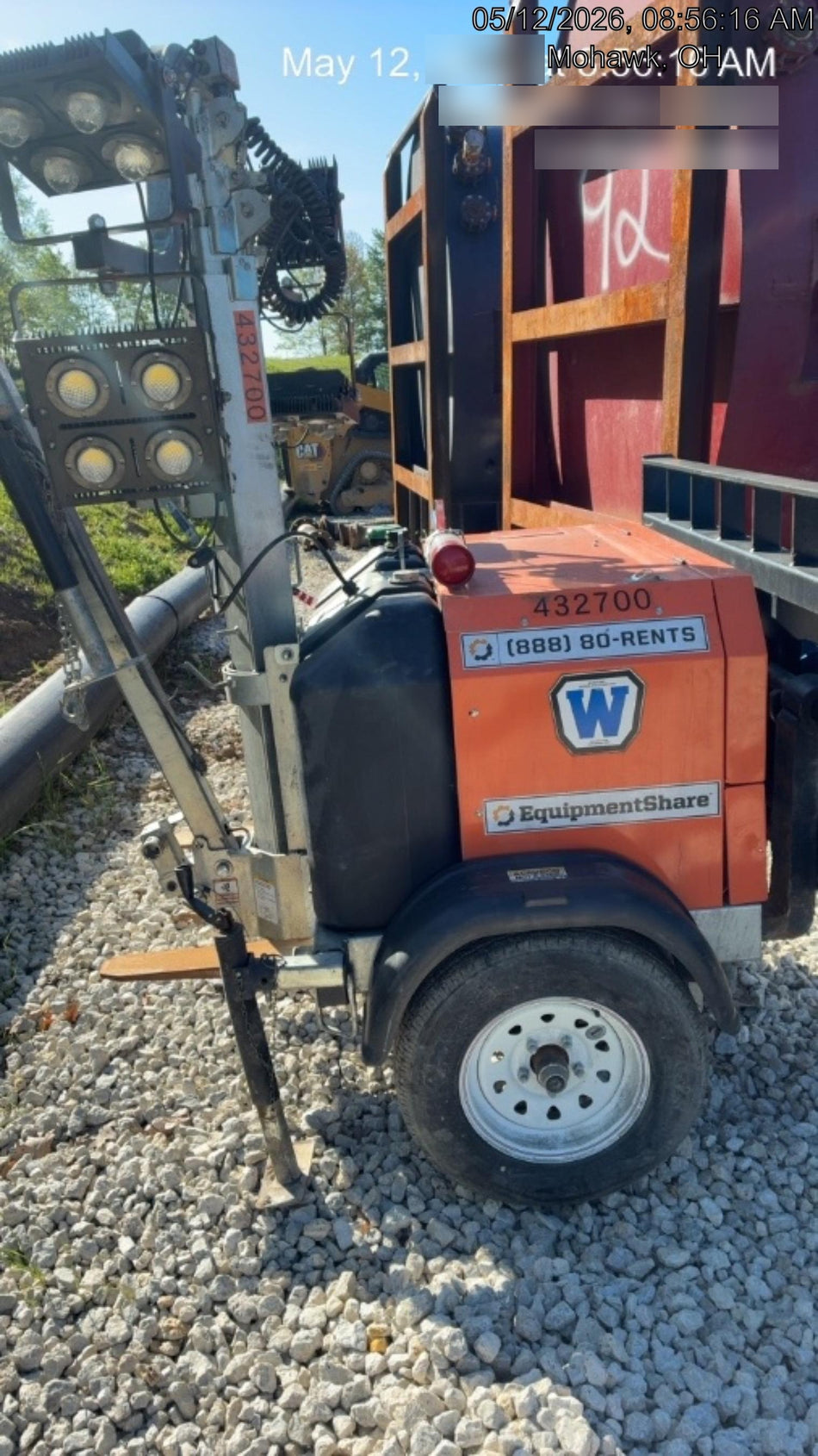 2024 Wanco WLTT-4MM4K Diesel, Deep Sea Controller, Shore Power Plug, Auto Start, (4) 350W LED Floodlights, 4kW Generator, 60 Gal Fuel Tank, 2" Ball, T3
