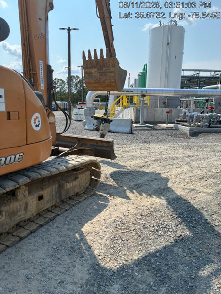 2015 Case CX80C CLOSED CAB, A/C, RUBBER TRACKS PADS, 7'-2" ARM