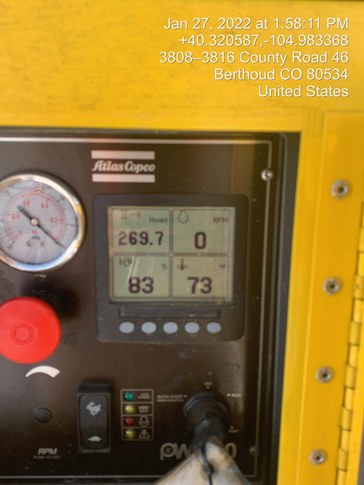 2020 ATLAS COPCO PAS 100 HF CS Enclosed