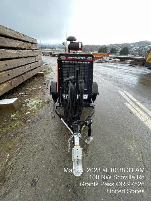 2021 Lincoln Electric Vantage 549X Ready Pak 3, ORANGE (includes trailer, cable rack, fender light kit)