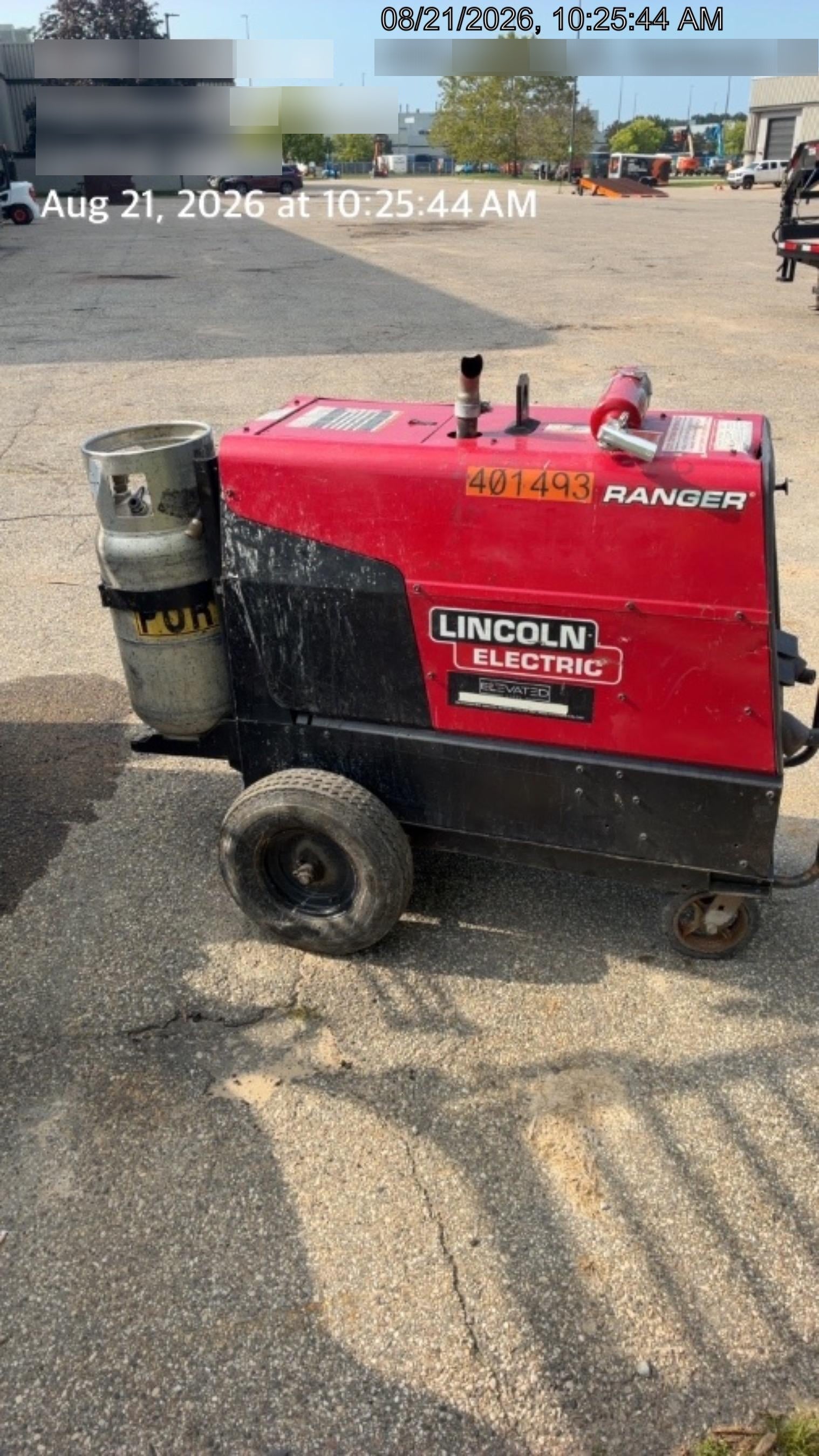 2024 Lincoln Electric Ranger 305 LPG Ranger 305 LPG, Undercarriage, Tank Holder & Strap, 10kw AC Gen, 25hp Kohler LPG Eng