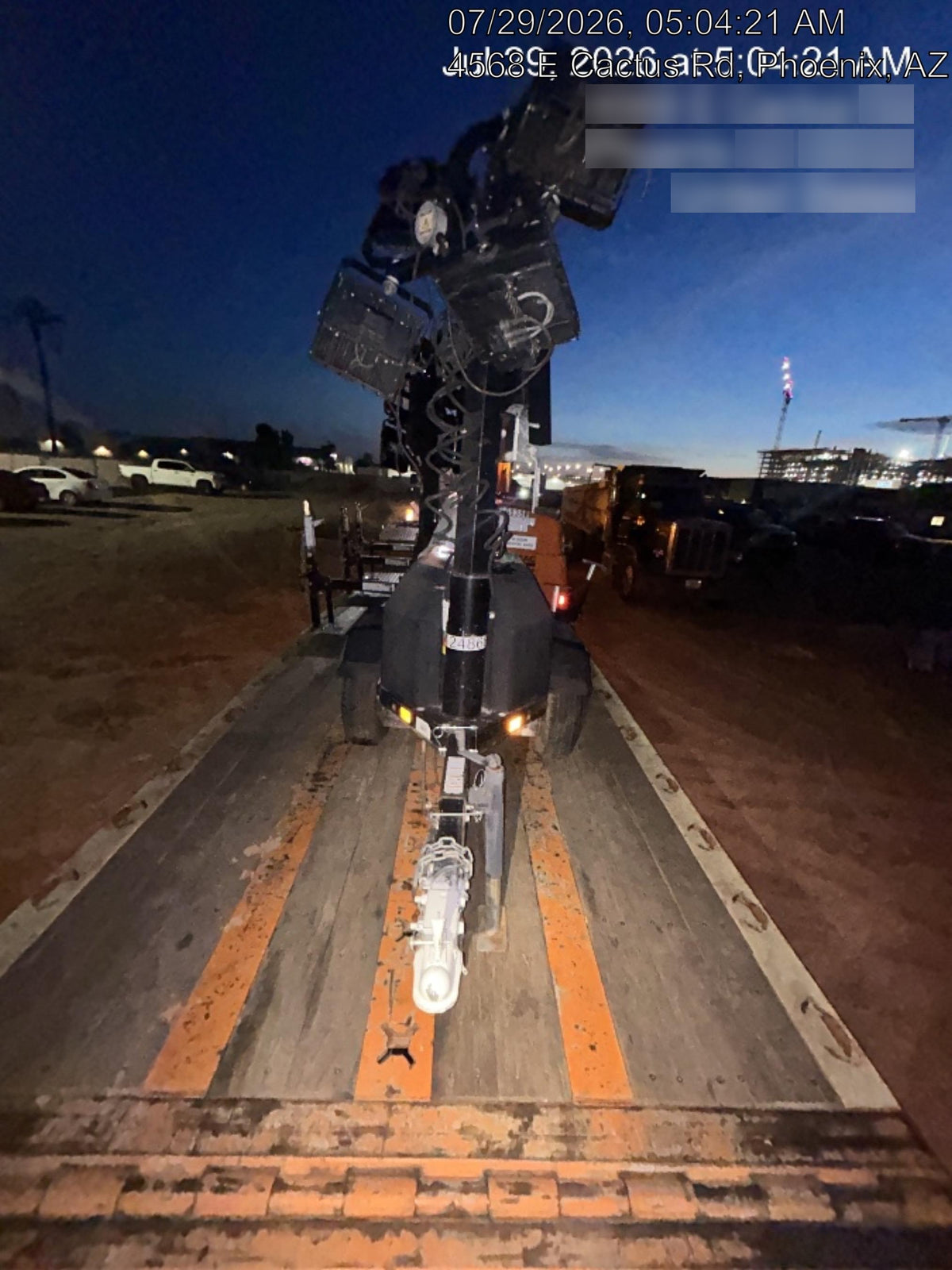 2020 Allmand NLV3GR (4) LED Light Fixture 350W, 23' Vertical Mast, 3kW Prime, Towable, Deep Sea L401, Leveling Jacks, Yanmar T4F 5.8hp