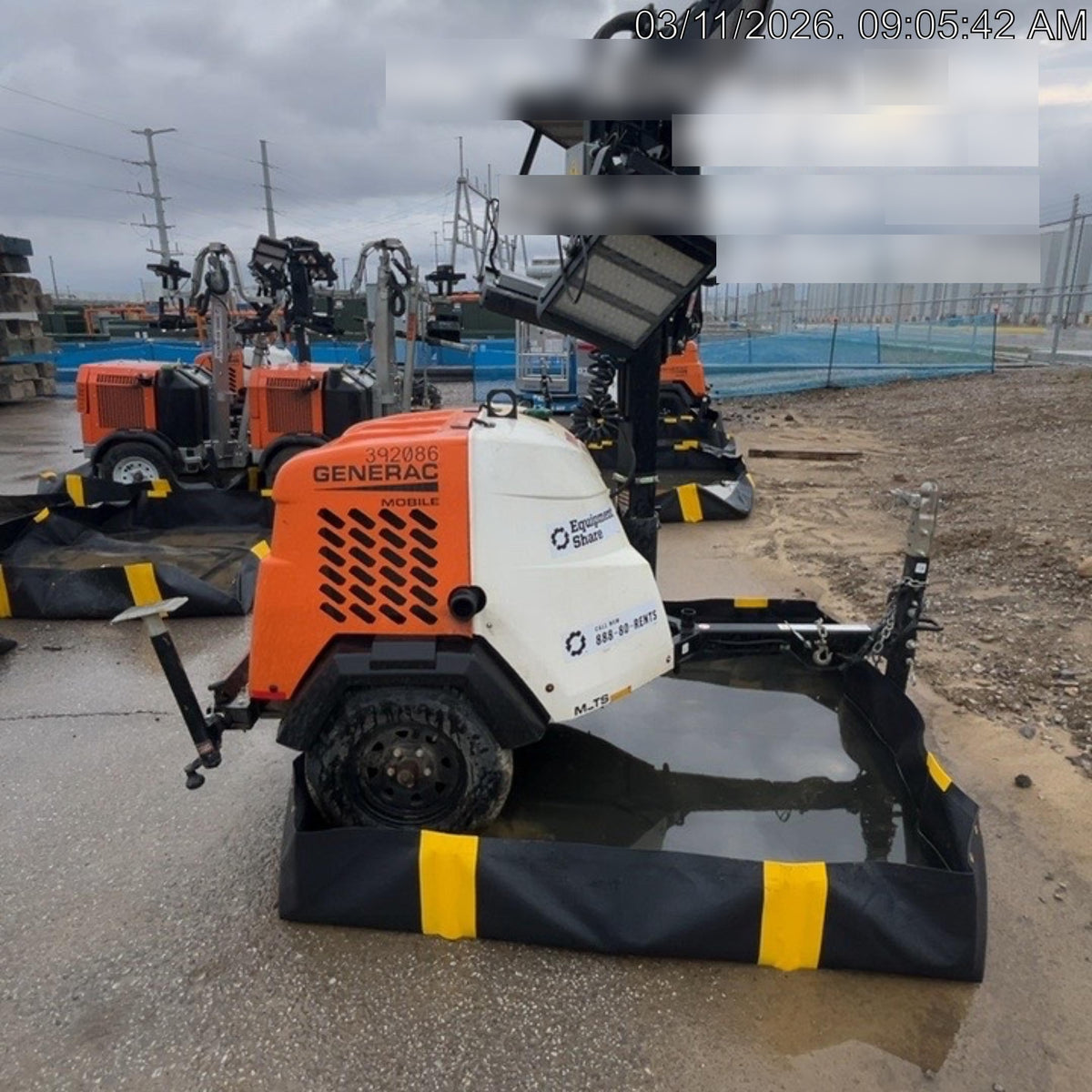 2024 Generac MLT2 Diesel, Flex Switch 120V Input, Powerzone Controller, 
(4) 320W LED Lights, 4kW Generator, 39.9 Gal Fuel Tank, 2" Ball, T3
