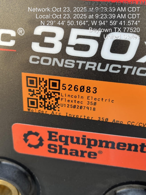 2025 LINCOLN ELECTRIC FLEXTEC 350X