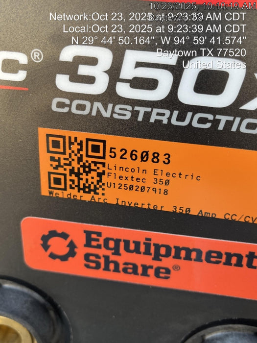 2025 LINCOLN ELECTRIC FLEXTEC 350X