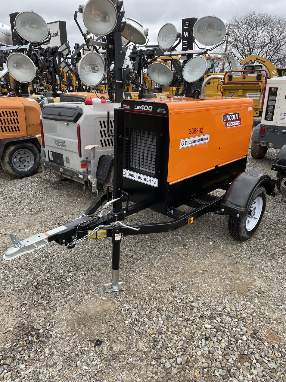 2022 Lincoln Electric LE400 Kubota V1505, Trlr, Cable Rack, Light Kit, ES Decals, T3