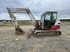 2019 Takeuchi TB290 Cab/Heat/AC Rubber tracks, Dozer blade, Travel alarm, Auxiliary hydraulics w/Manual QC, Hydraulic thumb, 18", 24", and 36" Buckets