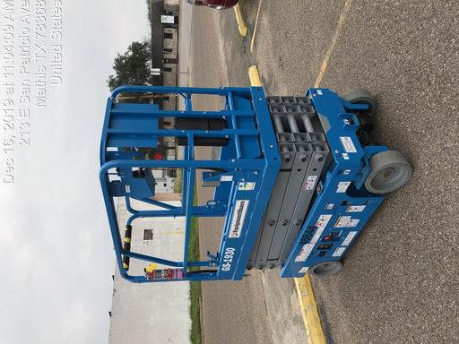 2019 Genie GS-1930 Fixed rails with chain Entry