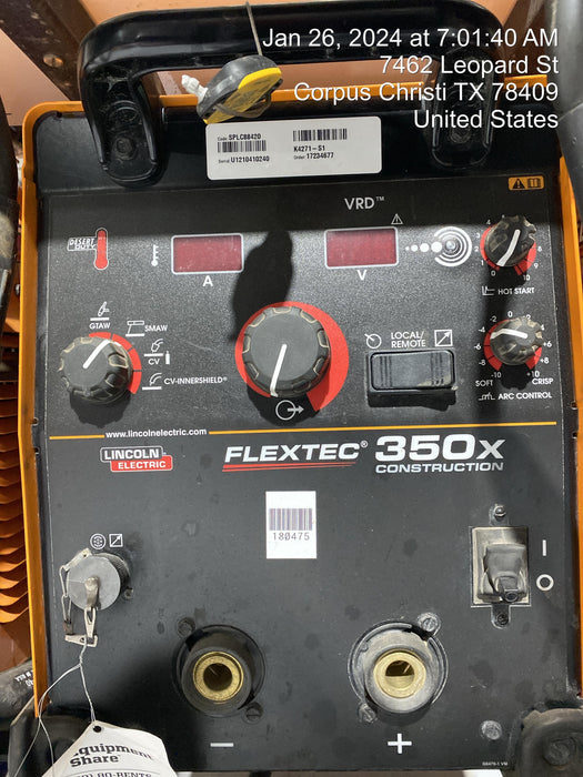 2021 LINCOLN ELECTRIC FLEXTEC 350X