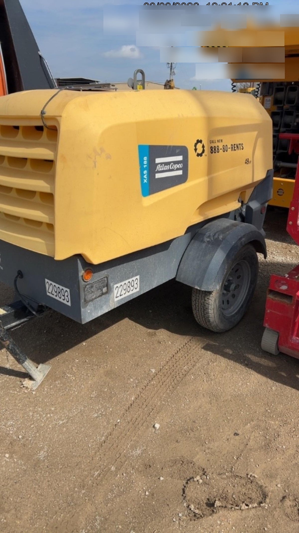 2022 ATLAS COPCO XAS188 CWK