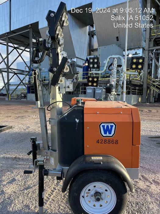 2024 Wanco WLTT-4MM4K Diesel, Deep Sea Controller, Shore Power Plug, Auto Start, (4) 350W LED Floodlights, 4kW Generator, 60 Gal Fuel Tank, 2" Ball, T3