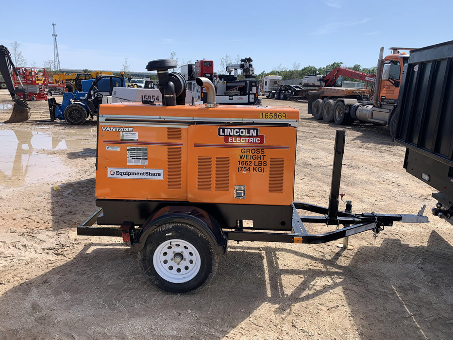 2021 Lincoln Electric Vantage 549X Ready Pak 3, ORANGE (includes trailer, cable rack, fender light kit)