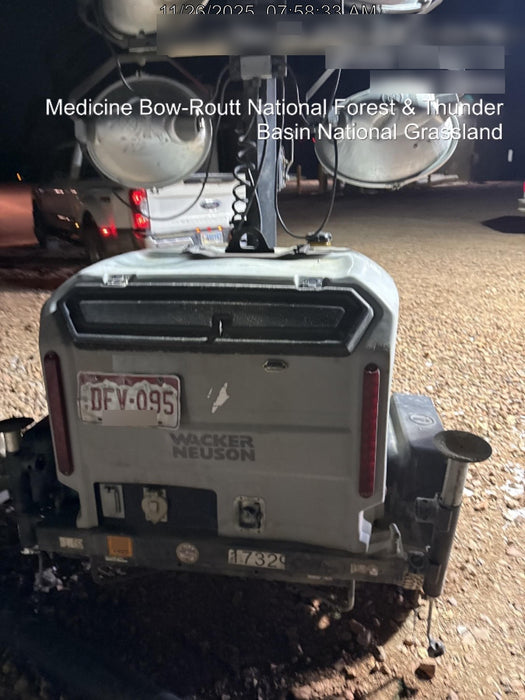 Wacker Neuson LTV6K-MH Wacker Neuson LTV6K Mobile Light Tower w/Fuel Level Sensor Installed
