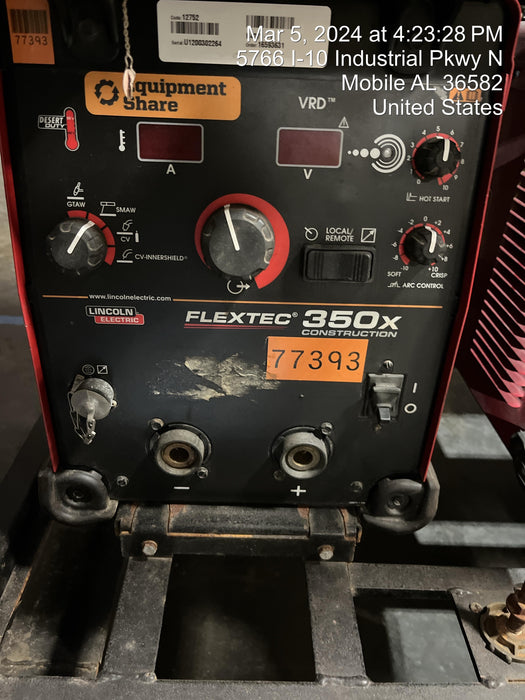 2020 LINCOLN ELECTRIC FLEXTEC 350X