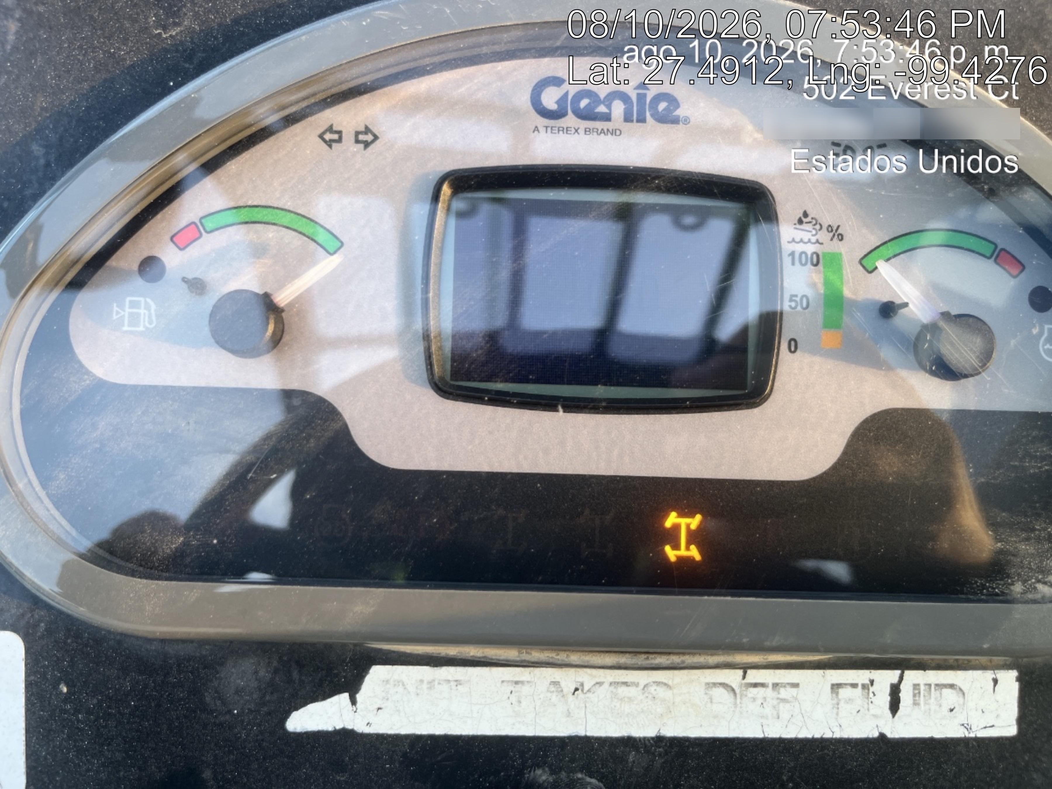 2016 Genie GTH-1056 Genie GTH1056, Solid Tires, 60" carriage, Open ROPS