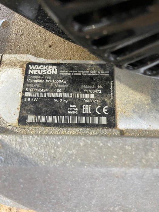 2024 WACKER NEUSON WP1550AW