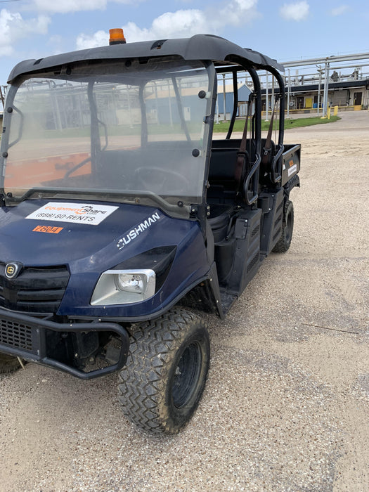 2018 Cushman Hauler 4x4 Crew Cushman Hauler 4X4 Crew Utility Vehicle w/Skid Plate, Amber Strobe
