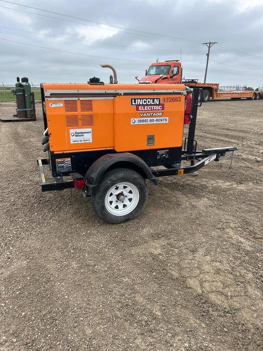 2021 Lincoln Electric Vantage 322 Vantage 322 Ready Pak 3 w/ Decals, ORANGE (includes trailer, cable rack, fender light kit) NO Telematics