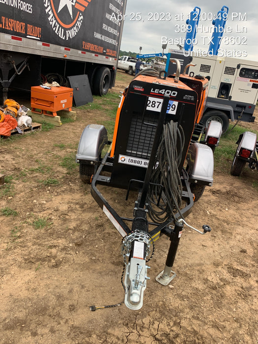 2023 Lincoln Electric LE400 Kubota V1505, Trlr, Cable Rack, Light Kit, ES Decals, T3