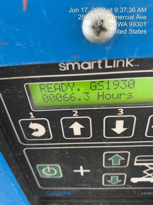 2020 Genie GS-1930 Standard Machine, 800W Inverter