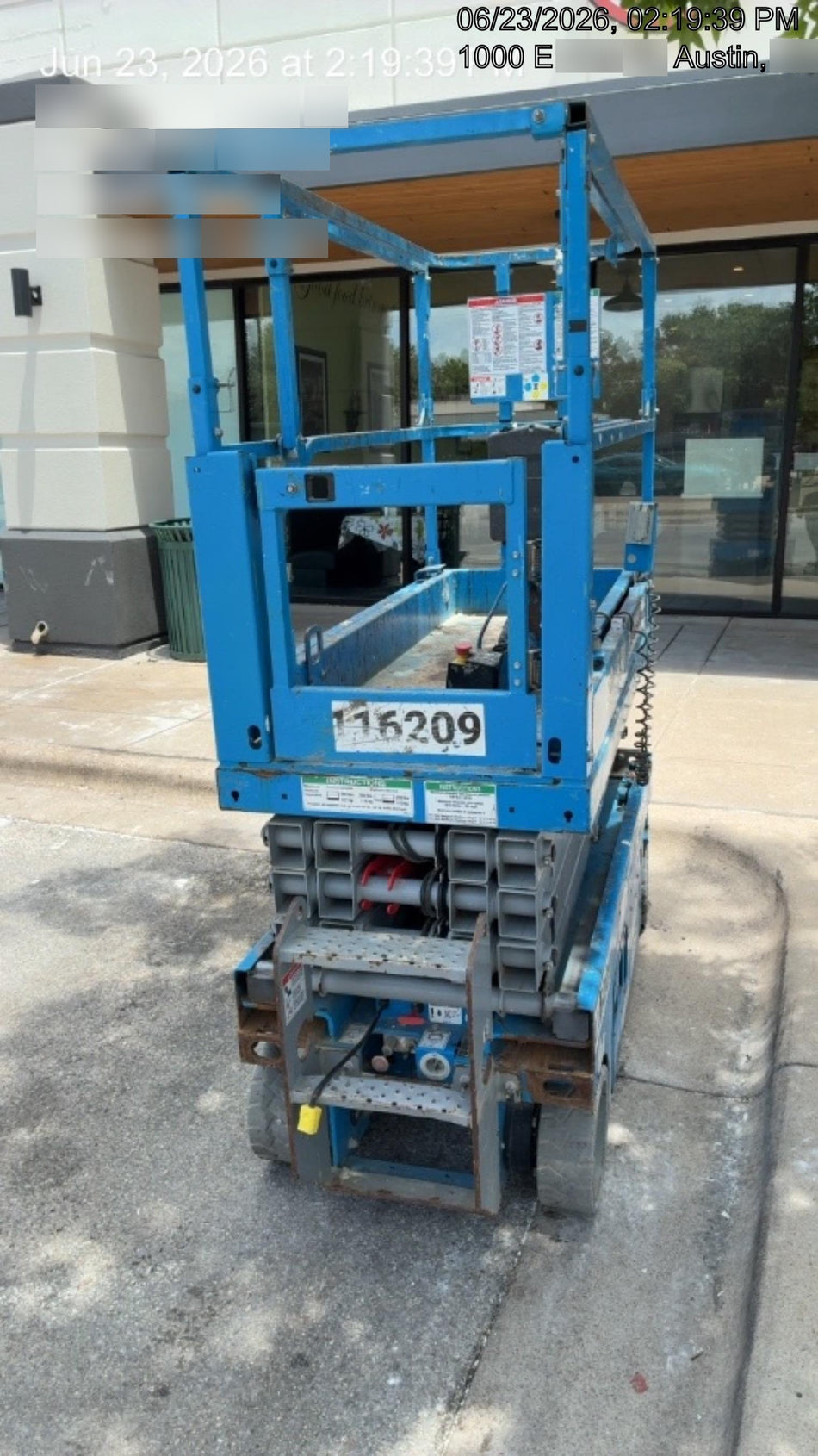 2020 Genie GS-1930 Solid Non Marking Tires, Beacon, Folding rails with half height swing gate