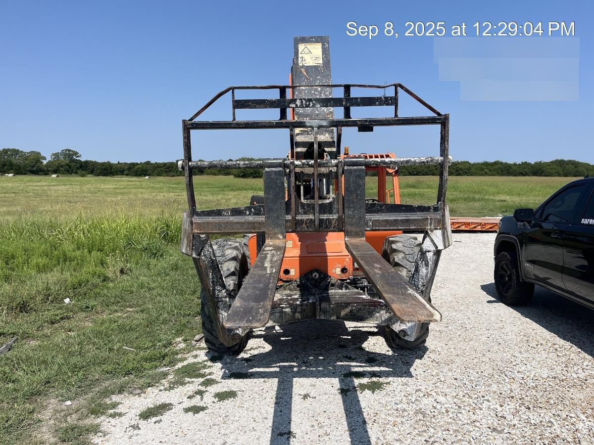 2018 Skytrak 10054 Skytrak 10054 10K Telehandler w/Open ROPS Solid Tires, LED Work Lights, Rotating Beacon, 60" Carriage/60" Forks