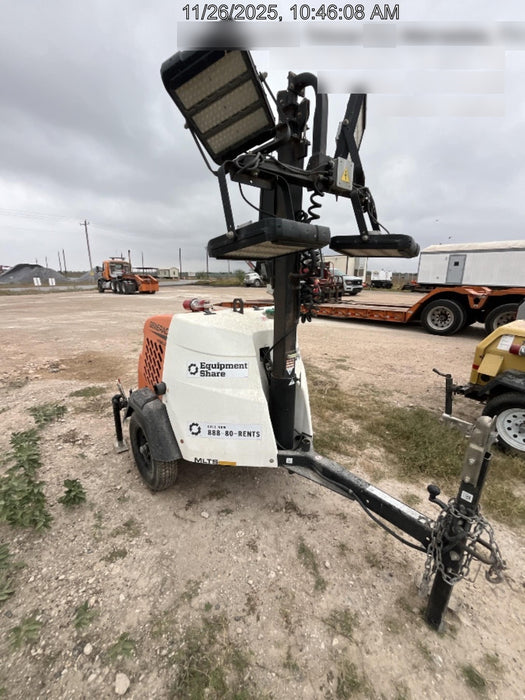 2024 Generac MLT2 Diesel, Flex Switch 120V Input, Powerzone Controller, 
(4) 320W LED Lights, 4kW Generator, 39.9 Gal Fuel Tank, 2" Ball, T3