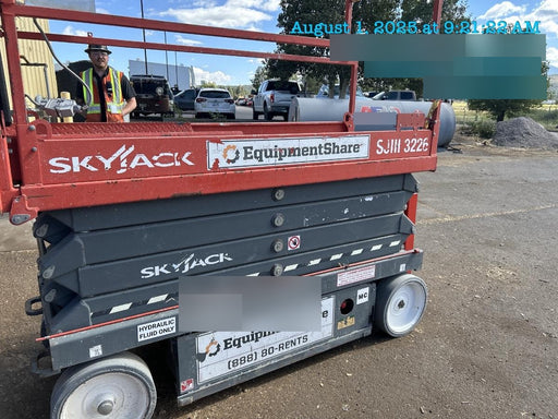 2019 Skyjack SJIII-3226 Standard Options, Trojan Batteries