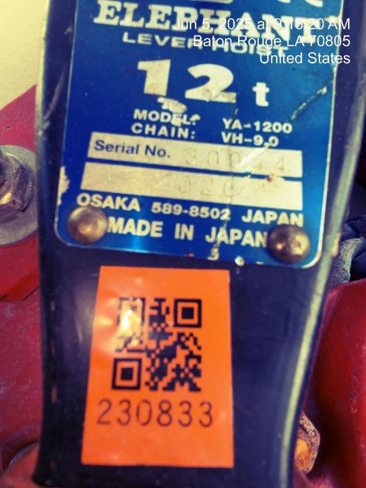 2022 ELEPHANT YA-1200-10