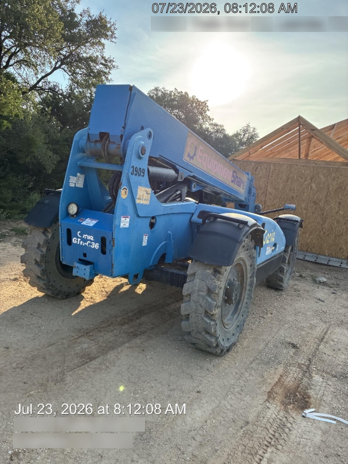 2017 Genie GTH-636 Genie GTH636, Foam Filled Tires, 48" carriage