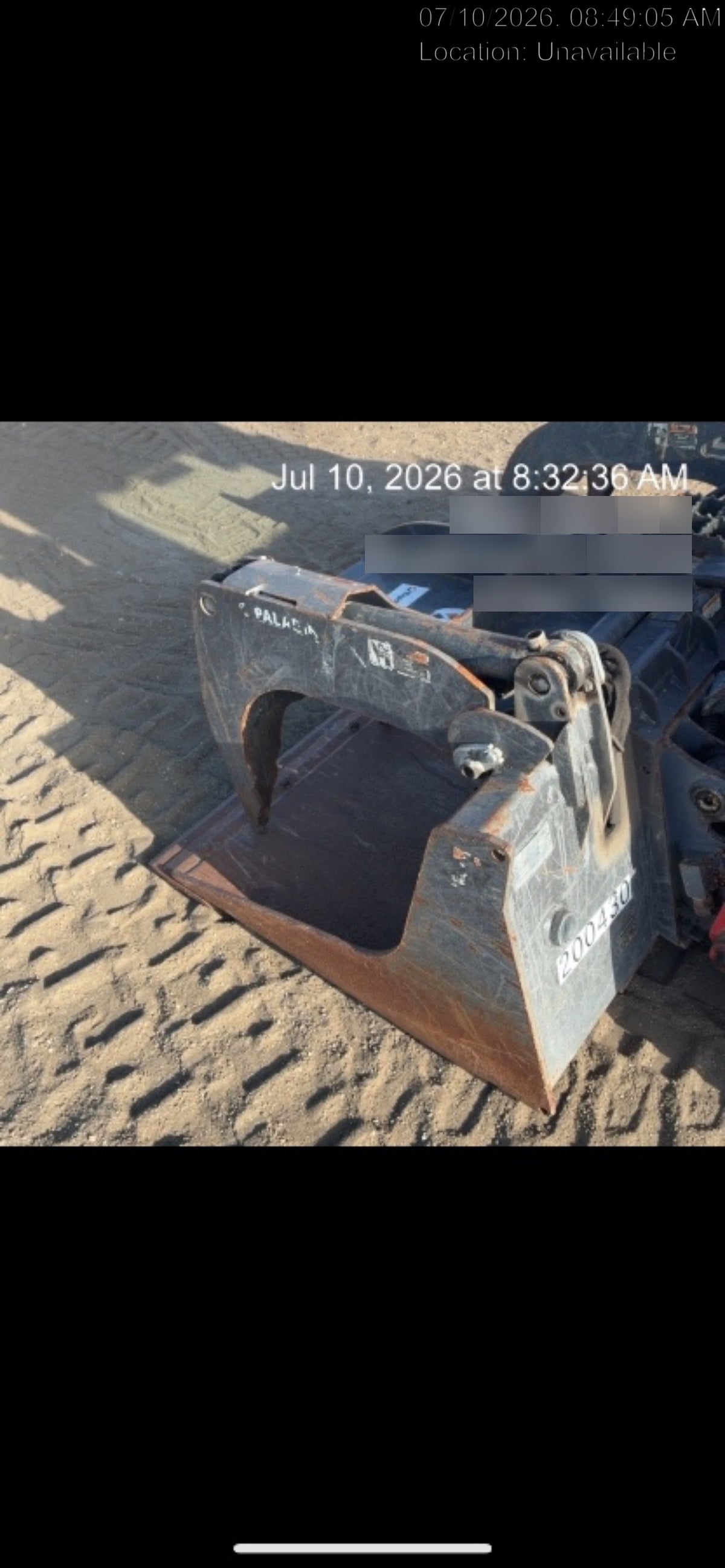2021 PALADIN UTILITY GRAPPLE 11876-0022