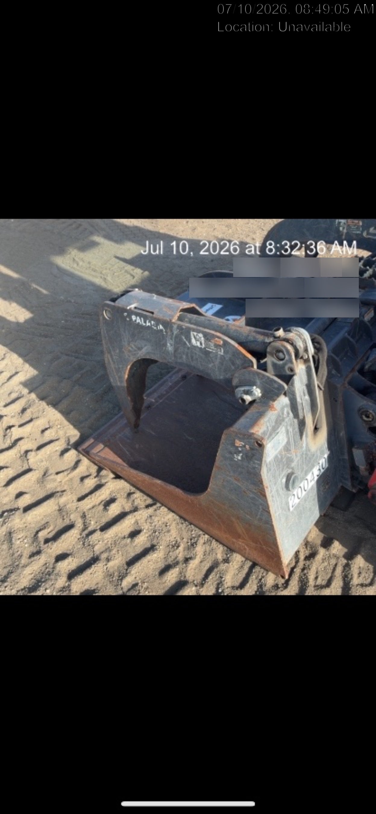 2021 PALADIN UTILITY GRAPPLE 11876-0022