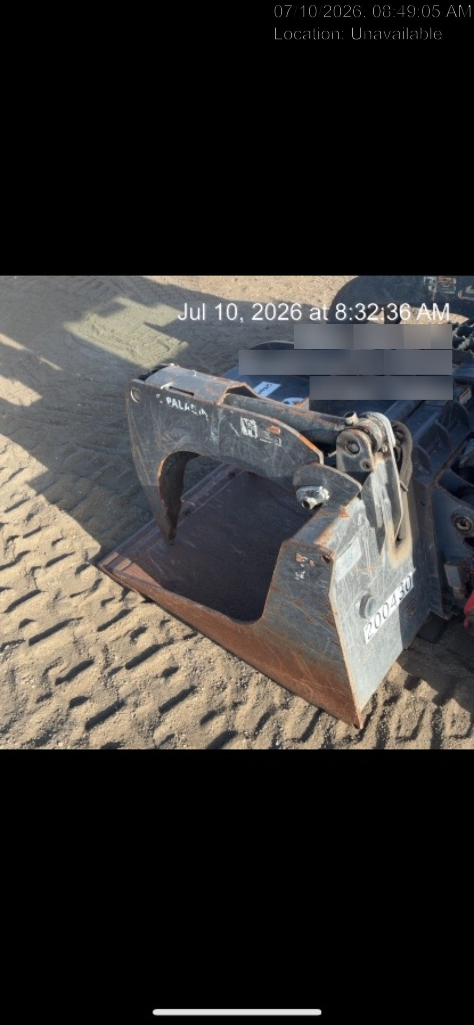 2021 PALADIN UTILITY GRAPPLE 11876-0022