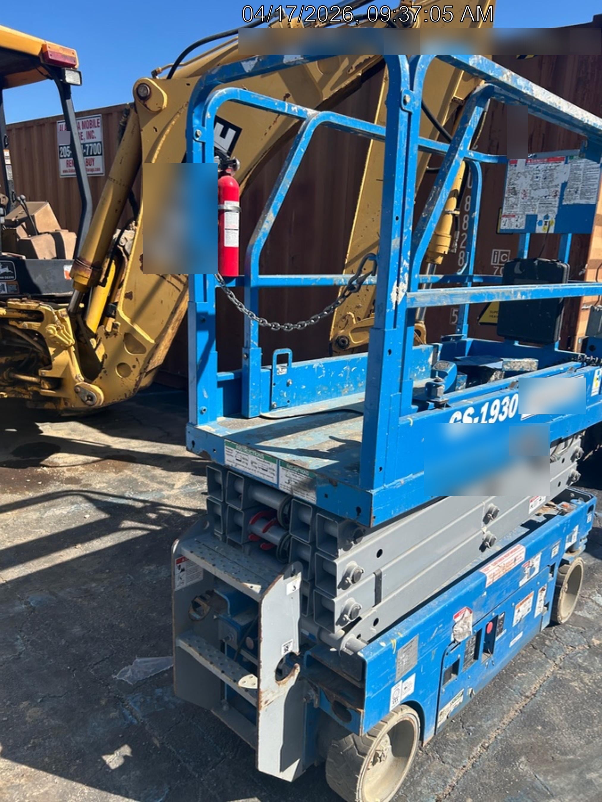2019 Genie GS-1930 Fixed Rails with Chain Entry