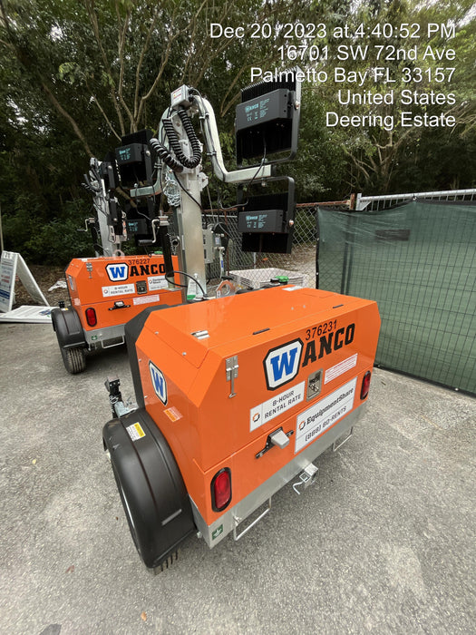 2023 Wanco WLTT-4MM4K Diesel, Deep Sea Controller, Shore Power Plug, Auto Start, (4) 350W LED Floodlights, 4kW Generator, 60 Gal Fuel Tank, 2" Ball, T3