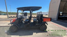 Kubota RTV-X1140W-H 4wd Utility Cart, 4 Seat, Diesel, LED Strobe, Windshield Tempered Glass, Plastic Canopy, Wire Harness Kit, Backup Alarm